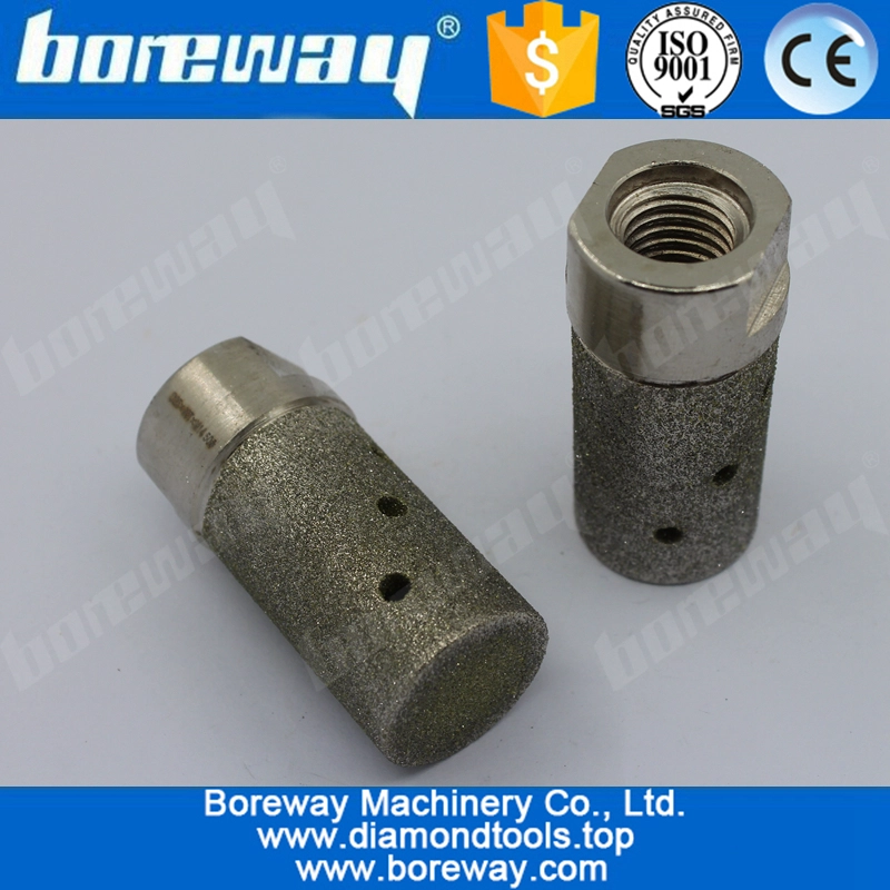 D25x40TxM14 50# Electroplated Sink Drum Wheel For Granite Slab