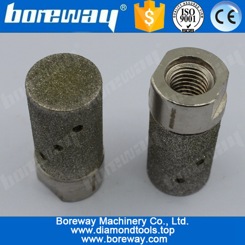 D25x40TxM14 50# Electroplated Sink Drum Wheel For Granite Slab