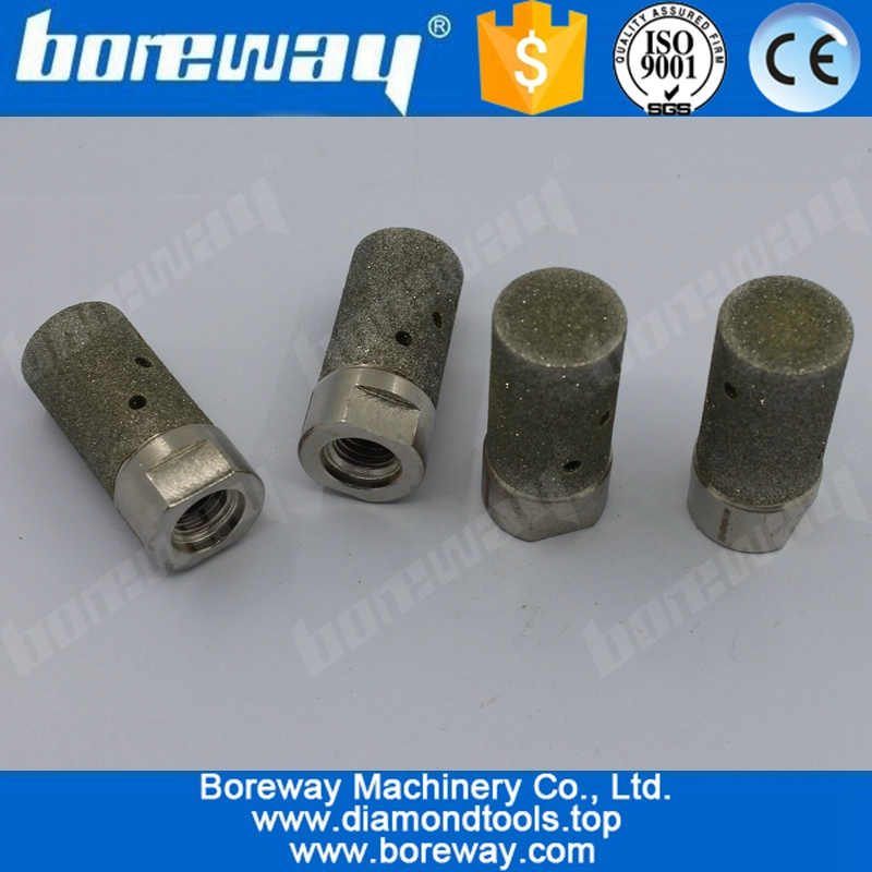 D25x40TxM14 50# Electroplated Sink Drum Wheel For Granite Slab