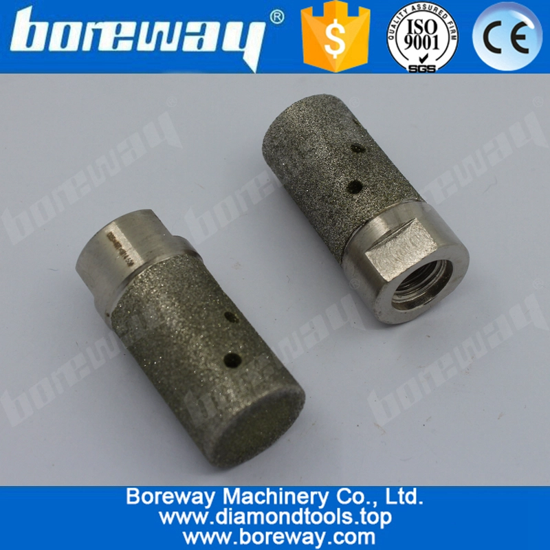 D25x40TxM14 50# Electroplated Sink Drum Wheel For Granite Slab