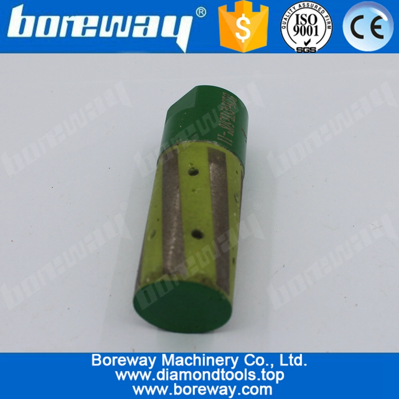 D25x45Tx5 / 8 "" - 11 Diamant-Harz gefüllt Zero Tolerance Drum Wheel für Polierbecken