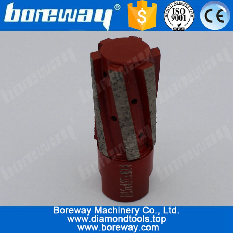 D25x45TxM14 Segmented Zero Tolerance Sink Wheels For Stone