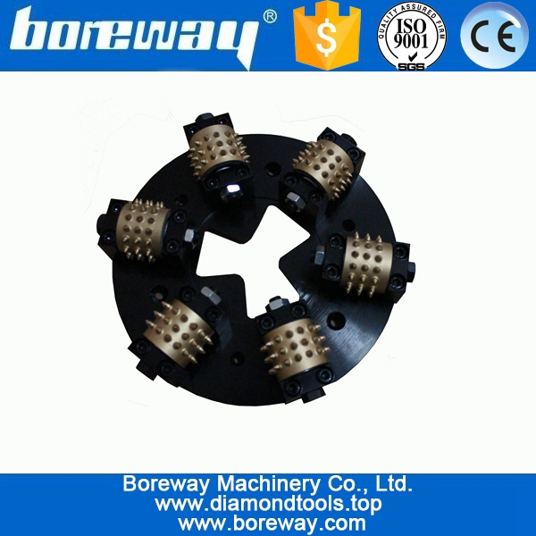 Finitura D270x6Tx45s Hammer Bush Hammer per la macchina di rettifica del pavimento HTC