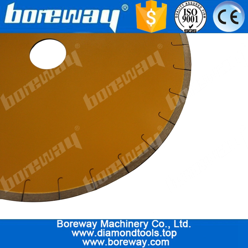 D400x10x3.2x50mm Diamond Saw Blade To Cut Marble With Fish Hook Segment