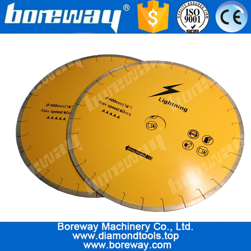 D400x10x3.2x50mm Diamond Saw Blade To Cut Marble With Fish Hook Segment