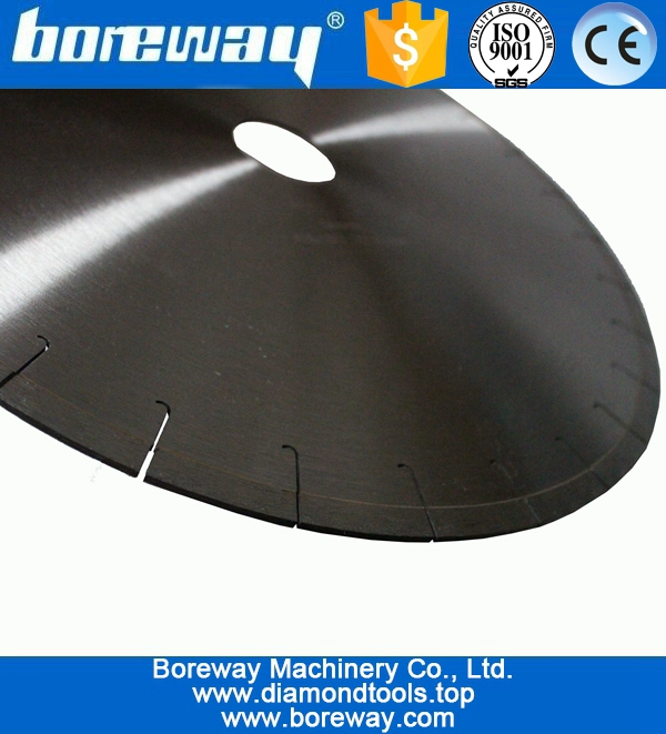 D410x10x3.2x2.4x50 मिमी कृत्रिम पत्थर के लिए डायमंड मछली हुक काटना डिस्क