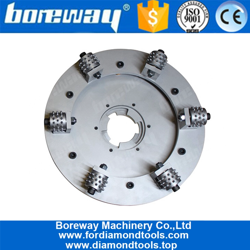 D430*6T*45S Cone Shape Bush Hammer Plate For Klindex System