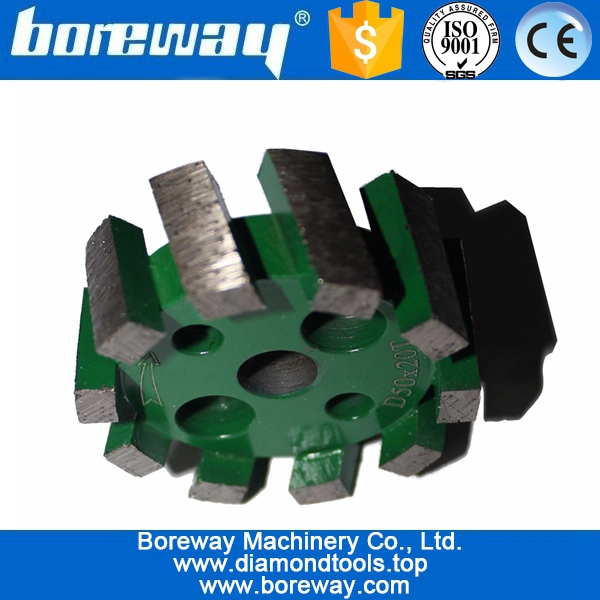 डी 50 * 20 टी * 10 एच स्टोन काउंटरटॉप के लिए डायमंड गेजिंग स्टबिंग व्हील्स