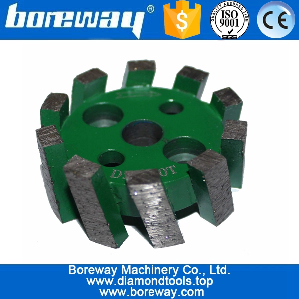 डी 50 * 20 टी * 10 एच स्टोन काउंटरटॉप के लिए डायमंड गेजिंग स्टबिंग व्हील्स