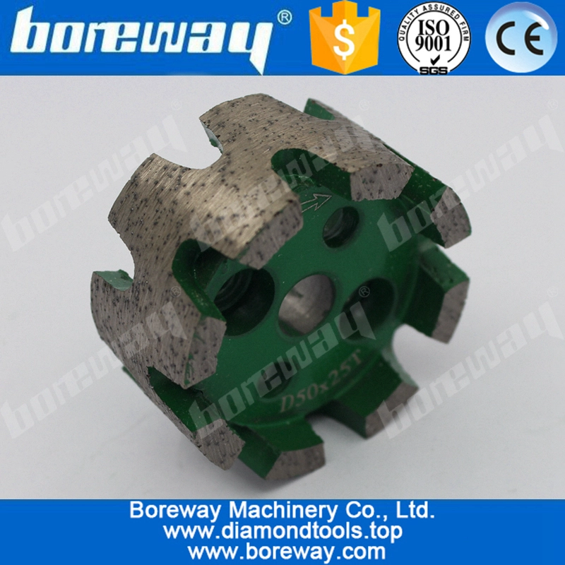 D50 * 25T * 10H rotella fissa standard per diamanti