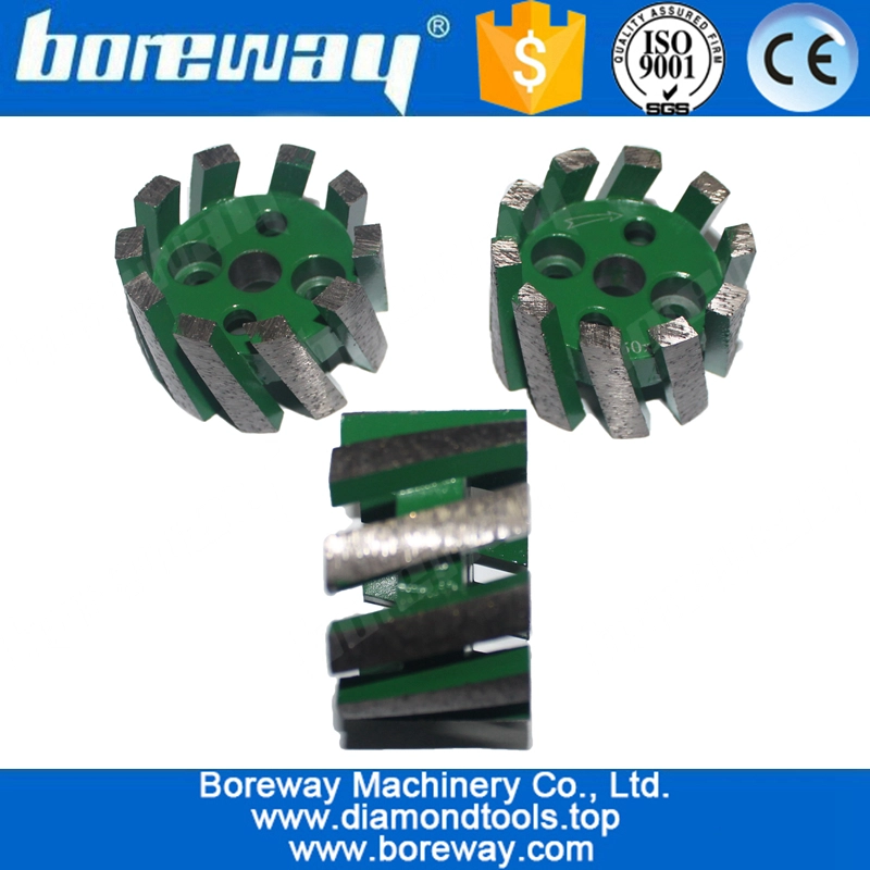 एडाप्टर के बिना डी 50 * 30 टी * 10 एच हीरा भारी ड्यूटी स्टबिंग व्हील