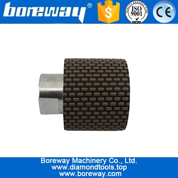 D50 * 40T * M14 राल भरा हीरा ड्रम चमकाने पहियों, राल भरा शून्य सहिष्णुता हीरा चमकाने के पहिये