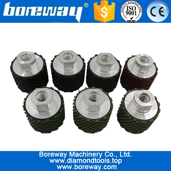 D50 * 40T * M14 राल भरा हीरा ड्रम चमकाने पहियों, राल भरा शून्य सहिष्णुता हीरा चमकाने के पहिये