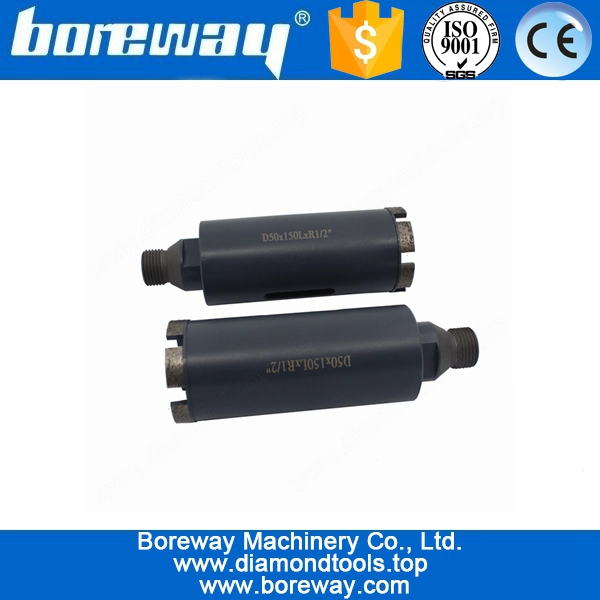 Bit D50x150Lx1 / 2 "G con foro diamantato per calcestruzzo