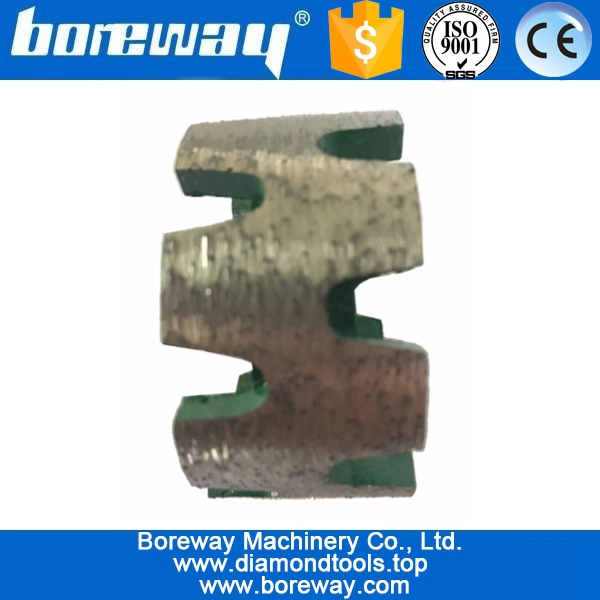 D50x25Tx10H डायमंड निरंतर नाली बोर्ड जल छेद के लिए पीस व्हील