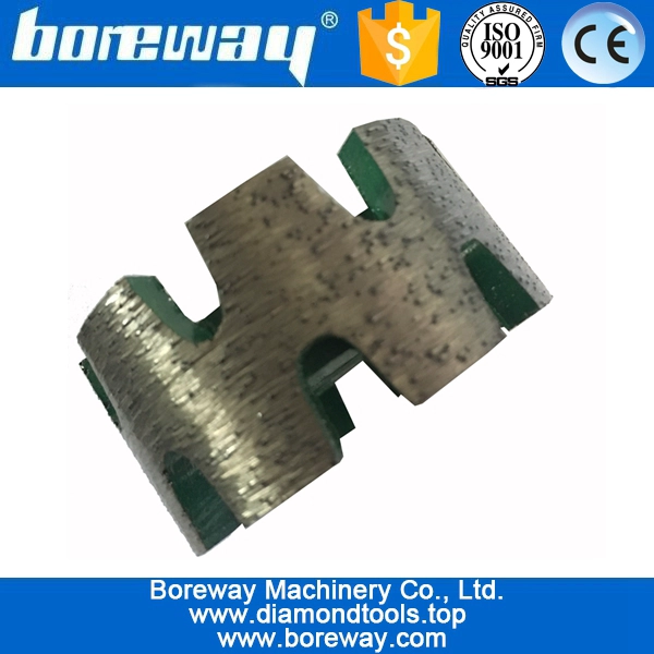 D50x25Tx10H डायमंड निरंतर नाली बोर्ड जल छेद के लिए पीस व्हील