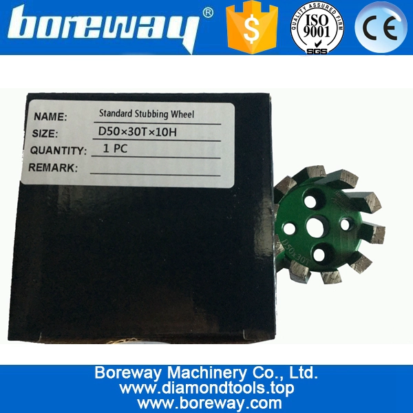 D50x30Tx10H Diamut Heavy Duty Stubbing Wheels For Mable Quartz