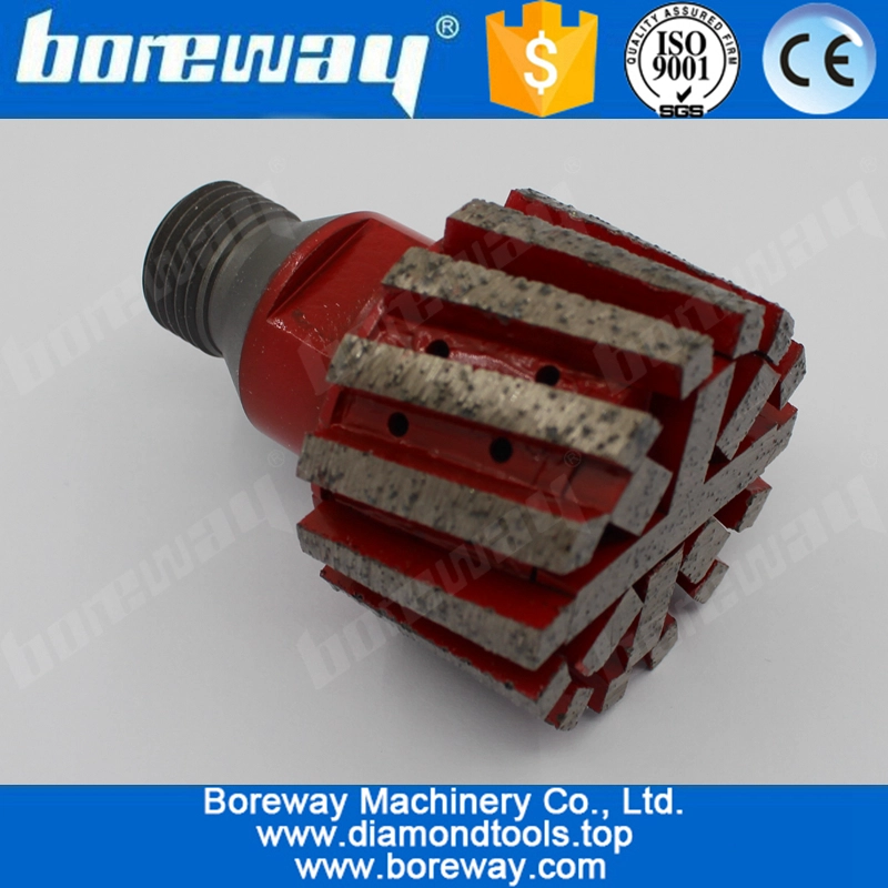 D50x35Tx1 / 2“G 底部带刀头金刚石沉孔零公差轮