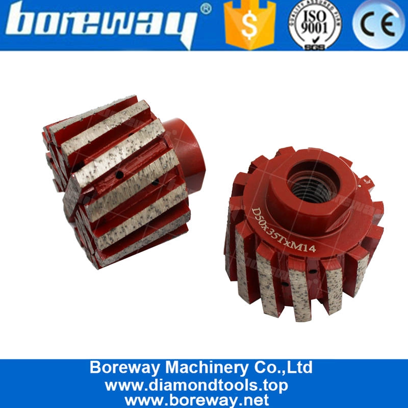 D75 * 35T * M14 Rinforzo inferiore Mola diamantata per molatura a tolleranza zero per produttore e fornitore