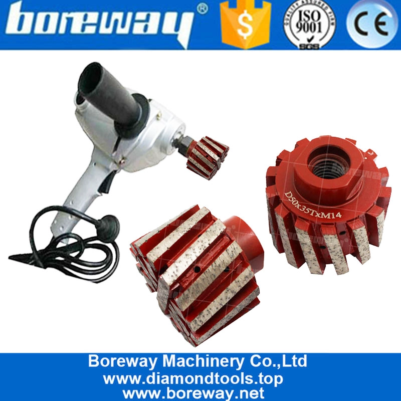 D75 * 35T * M14 Rinforzo inferiore Mola diamantata per molatura a tolleranza zero per produttore e fornitore