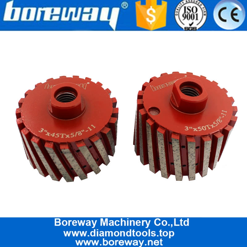 डी 75 * 45 टी * 5/8 "-11 शून्य सहनशीलता काउंटर सिंक ड्र्रेन निर्माता या आपूर्ति के किनारे के लिए पीसने वाला पहिया