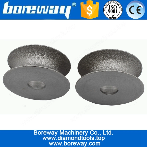 D75x20Tx20Hガラスの半円形研削用真空ろう接ホイール