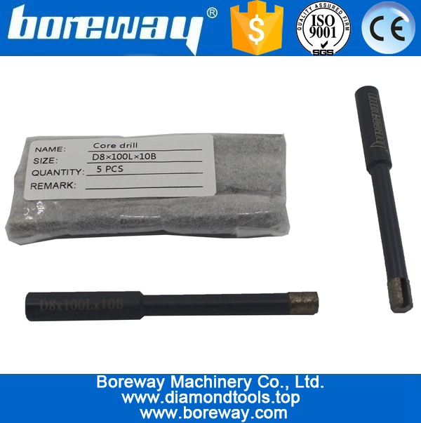 掘削用D8 * 100L * 10Bダイヤモンドコアドリルビット