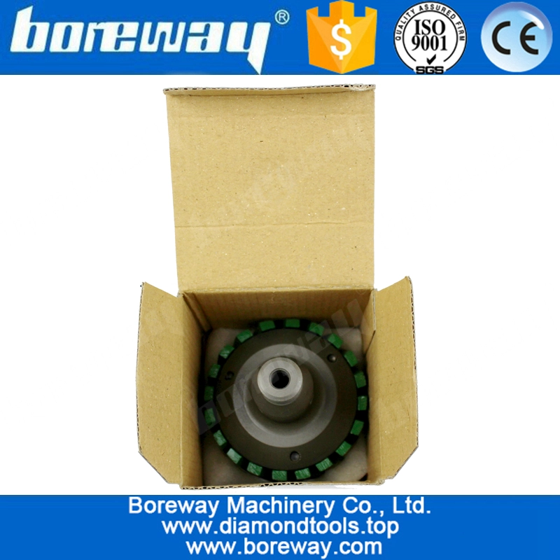 एडाप्टर के साथ डी 86 * 30 टी * 50 एच हीरा भारी ड्यूटी स्टबिंग व्हील