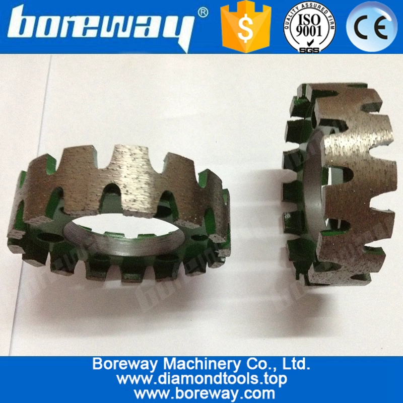 पत्थर के लिए डी 0 9 * 25 टी * 50 एच भारी कर्तव्य हीरा गेजिंग व्हील
