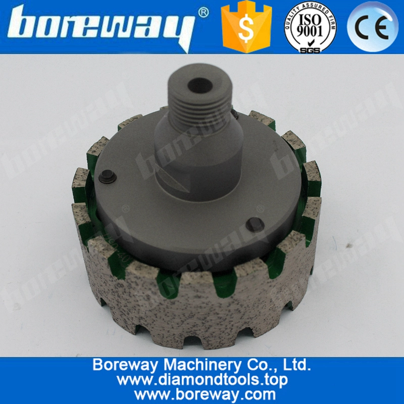 D90 * 40T * 50H disco continuo con disco diamantato con adattatore