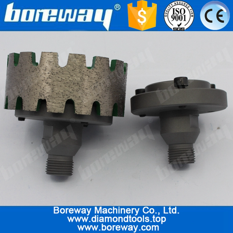 D90 * 40T * 50H disco continuo con disco diamantato con adattatore