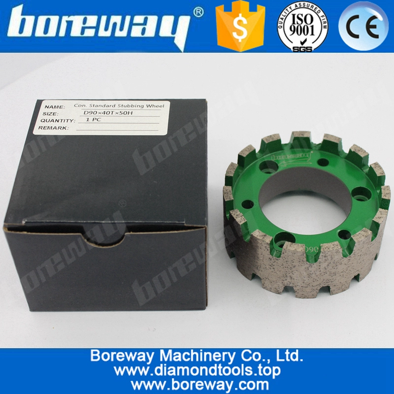 D90 * 40T * 50H disco continuo con disco diamantato con adattatore