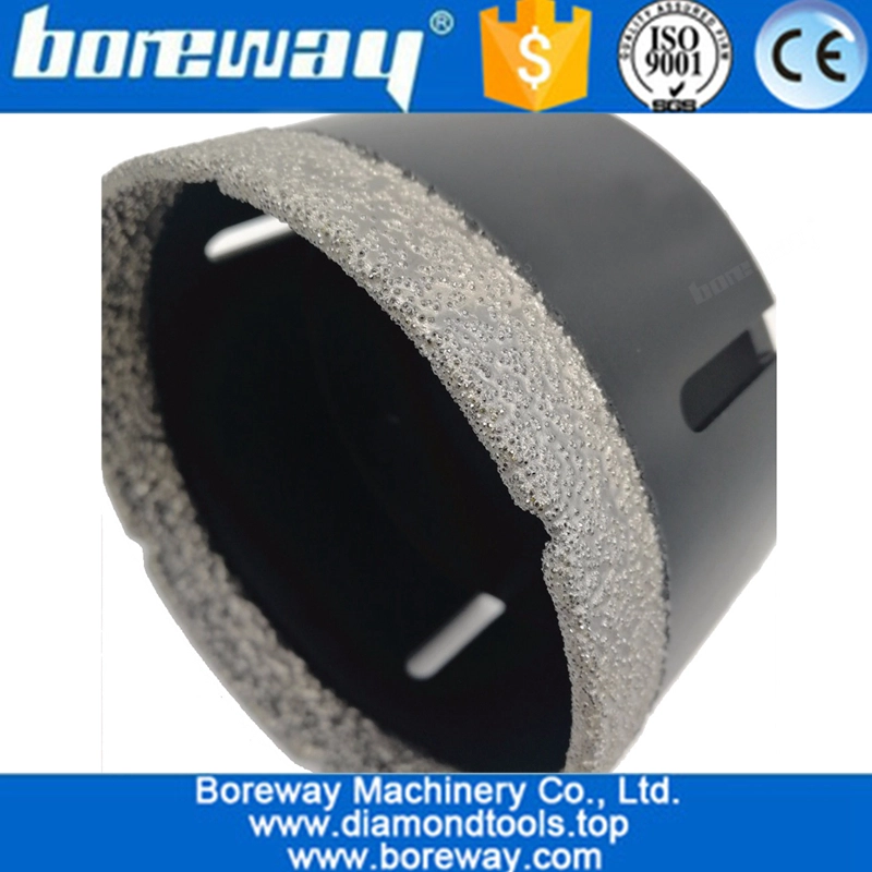 Dia.102mm真空ろう付けダイヤモンドドライドリルビット5/8 "-11接続ホットセル4"ダイヤモンドコアドリルビット用石コンクリートタイルガラス