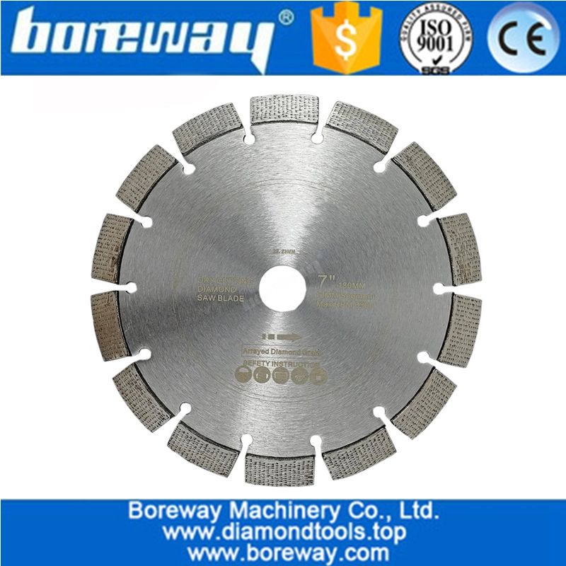 Dia.115MM-230MM verfügbar Lasergeschweißtes Diamantsägeblatt Segmentiertes Blatt China Betonsägeblatthersteller