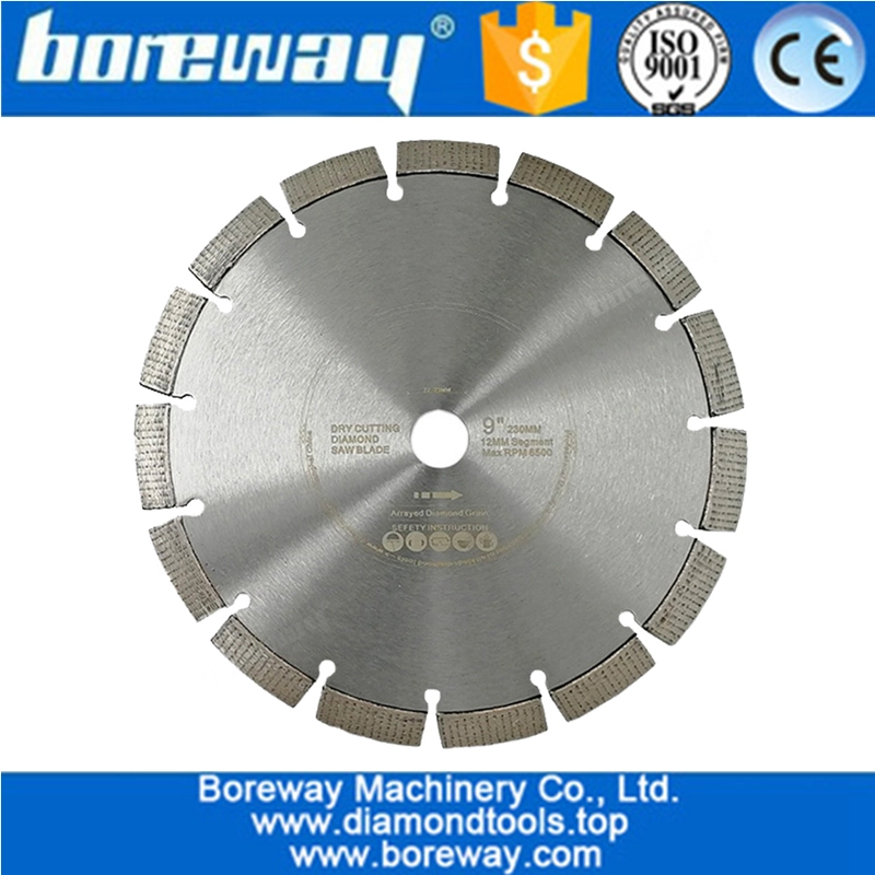 Dia.115MM-230MM verfügbar Lasergeschweißtes Diamantsägeblatt Segmentiertes Blatt China Betonsägeblatthersteller