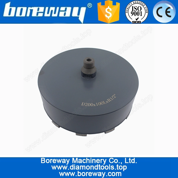 पत्थर के लिए डीआईए.200 सीएनसी खनन ड्रिल बिट, ग्रेनाइट के लिए कोर नमूना ड्रिल बिट