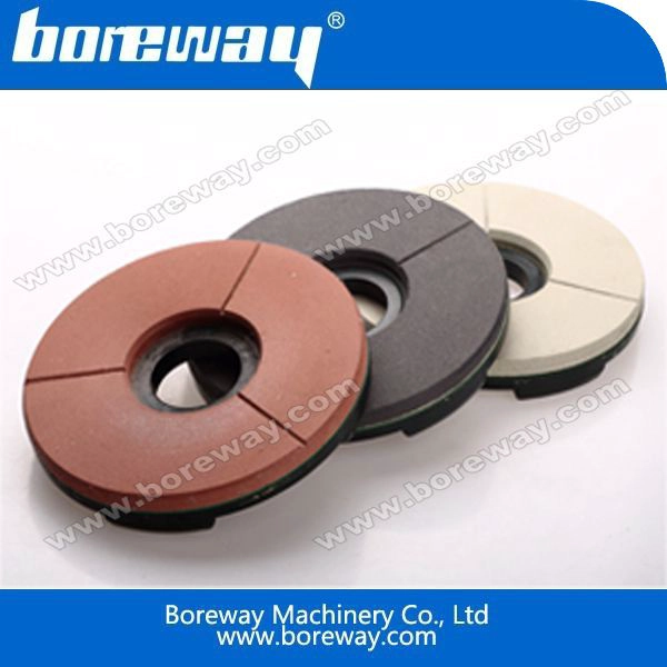 रॉक के लिए डायमंड 3 चरण शौकीन चमकाने प्लेट