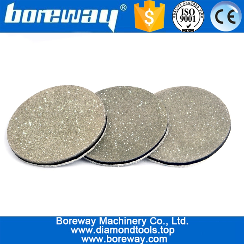 ग्लास सिरेमिक सिलिकॉन स्टोन पीस के लिए डायमंड 50 मिमी रोलोक लचीले डायमंड डिस्क रोल लॉक सैंडिंग डिस्क