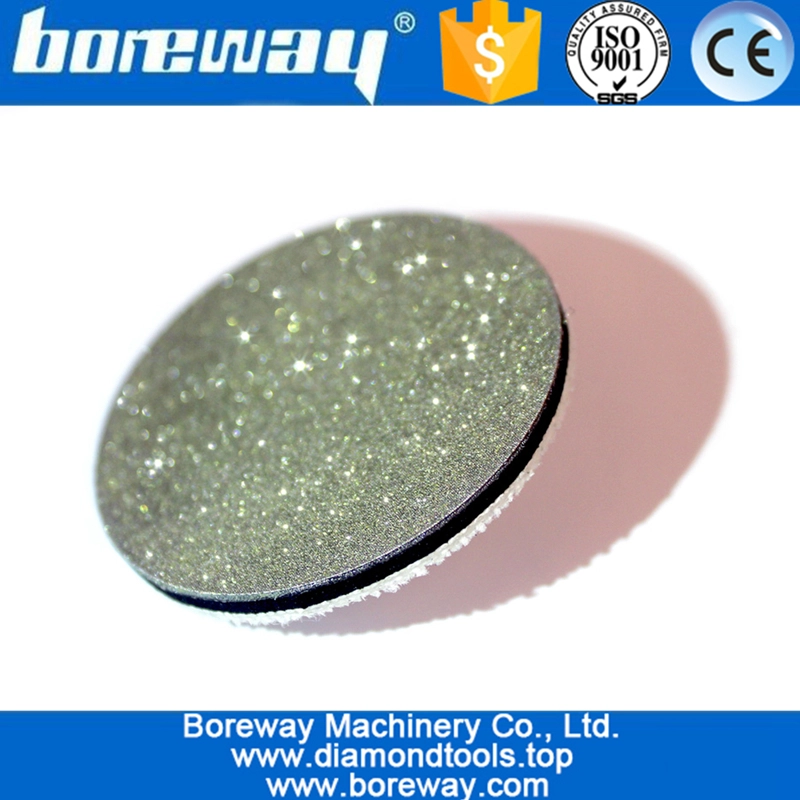 ग्लास सिरेमिक सिलिकॉन स्टोन पीस के लिए डायमंड 50 मिमी रोलोक लचीले डायमंड डिस्क रोल लॉक सैंडिंग डिस्क