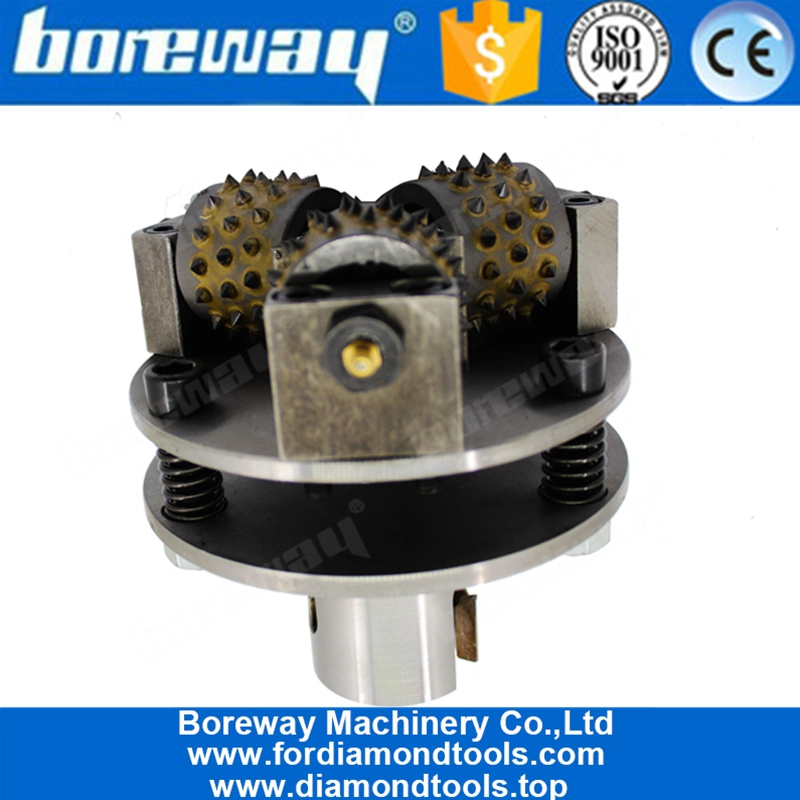 Diamond Bush Hammer Plate For Stone Making Litchi Surface