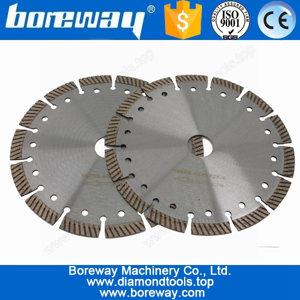 Diamante ondulato Disc Saw Cutting Per quarzo D184 * 2.4 * 10 * 25,4 millimetri