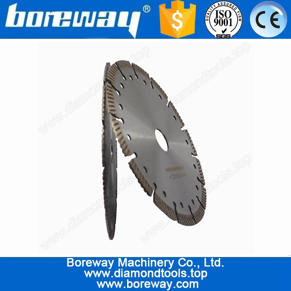 Diamante ondulato Disc Saw Cutting Per quarzo D184 * 2.4 * 10 * 25,4 millimetri