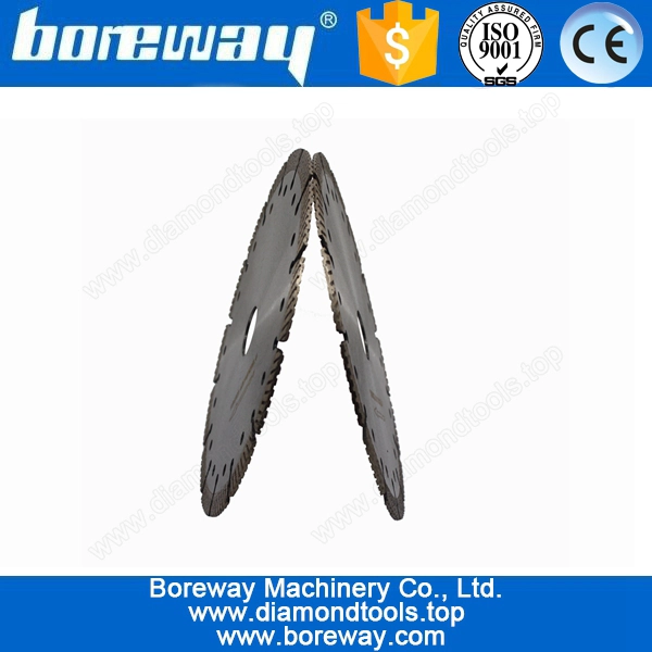 Diamante ondulato Disc Saw Cutting Per quarzo D184 * 2.4 * 10 * 25,4 millimetri