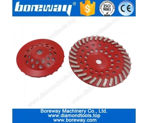 ハンドヘルド電気または空気の粉砕機のためのダイヤモンドカップの粉砕ホイール