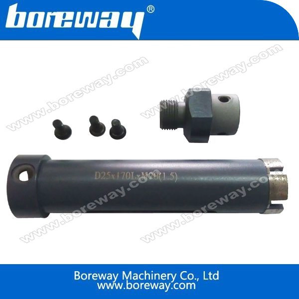 金刚石石材混凝土用可转换接头钻头