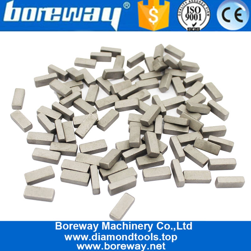 Segmento della sega della banda del taglio liscio del diamante per il blocco di marmo di pietra