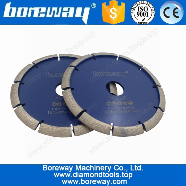 ダイヤモンド V 形タック ポイント亀裂チェイサー花崗岩 D125 のブレード * 9.5 * 10 * 22.23 mm