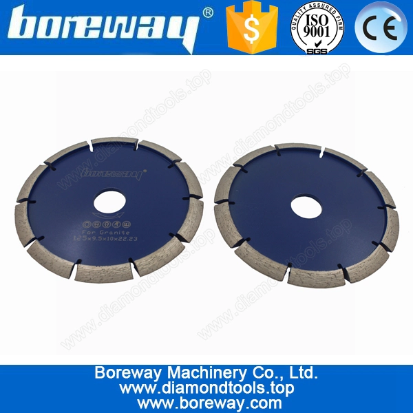 ダイヤモンド V 形タック ポイント亀裂チェイサー花崗岩 D125 のブレード * 9.5 * 10 * 22.23 mm