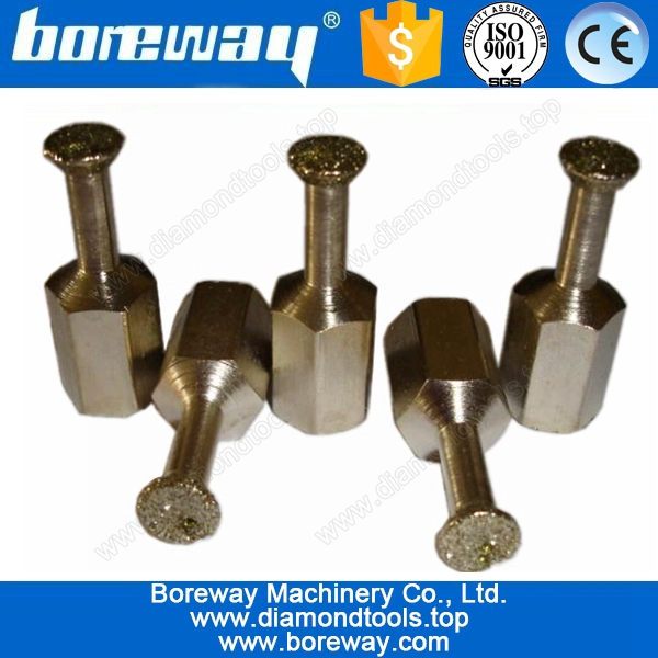Diamantbohrer Riegel zurück zur Wand, M6 / M8 galvanisieren Diamantrückbolzenbohrer