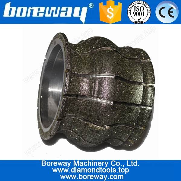 Diamant-galvanisches Fräsrad für Stein, elektrobeltes Diamantschleifrad für Granit